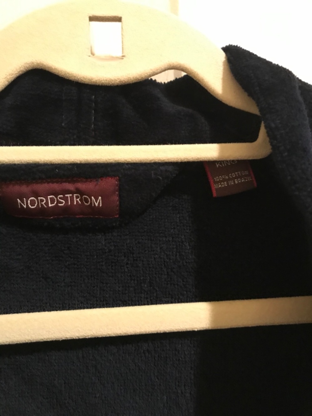 Navy blue robe - Picture 4 of 7